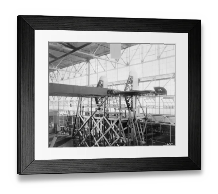 Framed Print : Sikorsky S40 outriggers fins rudders and stabiliser Framed Print : Sikorsky S40 outriggers fins rudders and stabiliser