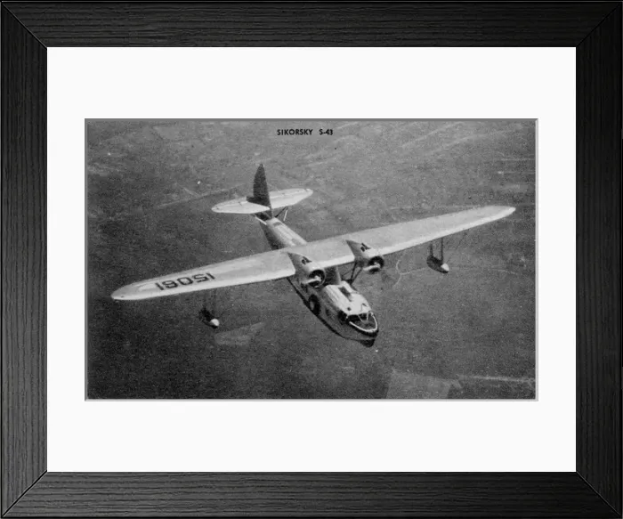 Framed Print : Sikorsky S43 15061 Framed Print : Sikorsky S43 15061