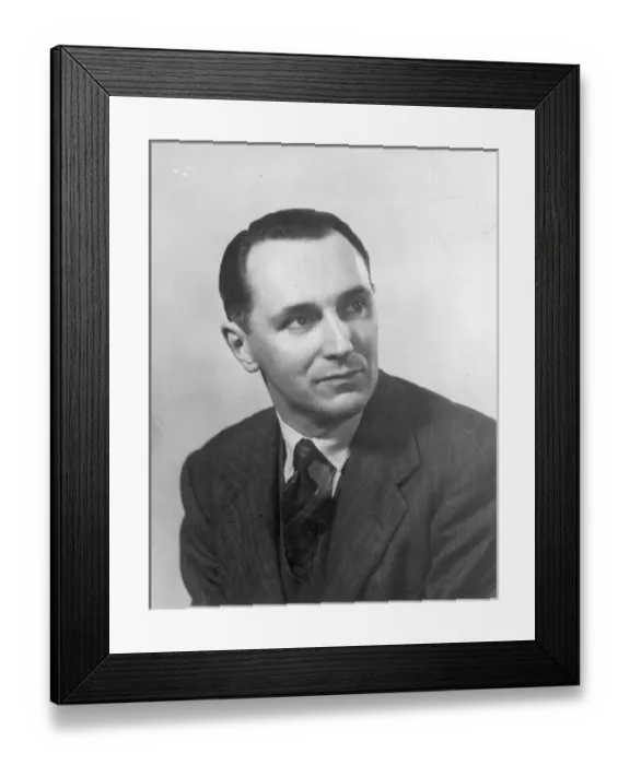 Framed Print : Raoul Hafner FEng FRAeS (1905-1980) Framed Print : Raoul Hafner FEng FRAeS (1905-1980)