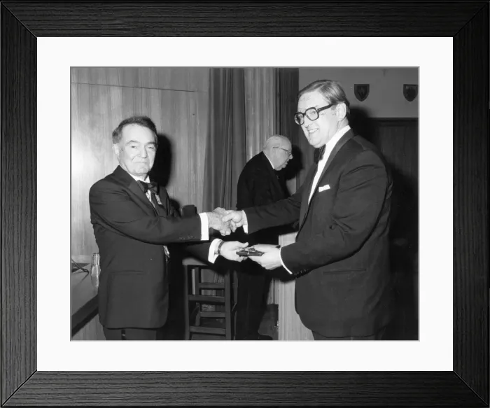 Framed Print : Dr John William Fozard OBE (1928-1996) Framed Print : Dr John William Fozard OBE (1928-1996)