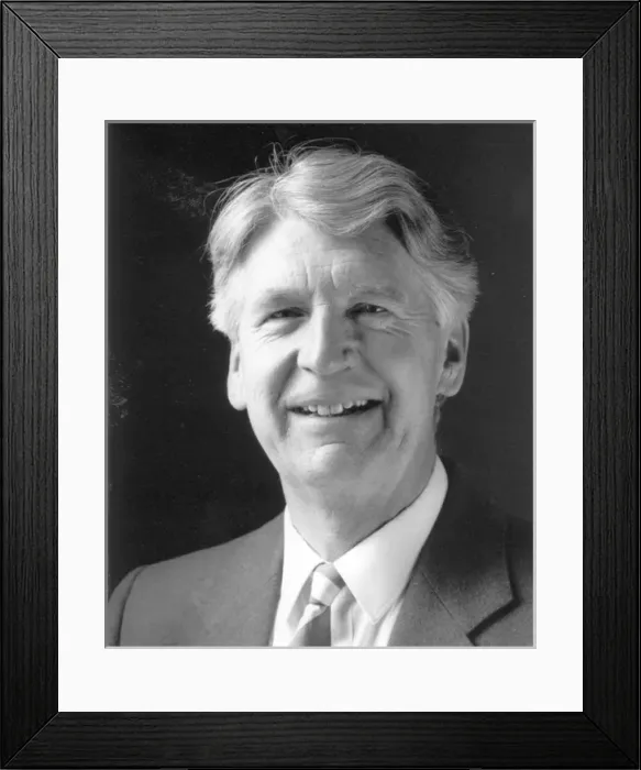 Framed Print : Professor John L Stollery CBE Framed Print : Professor John L Stollery CBE