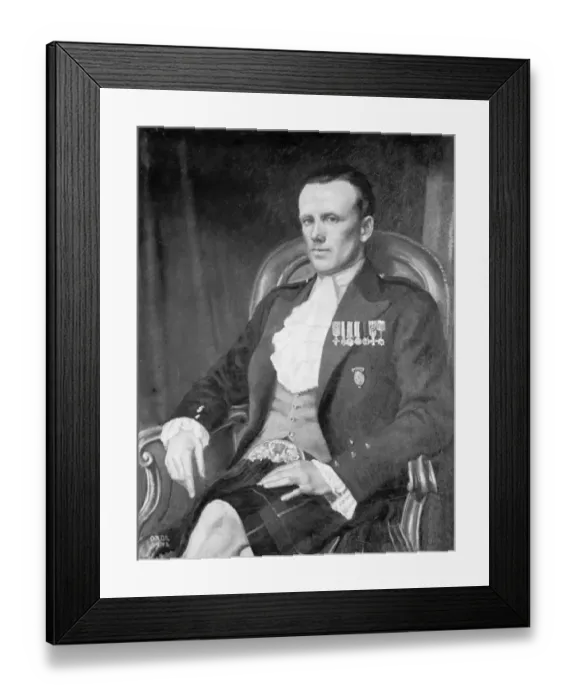 Framed Print : Portrait of Col The Master of Sempill AFC FRAeS (1893-1968) Framed Print : Portrait of Col The Master of Sempill AFC FRAeS (1893-1968)