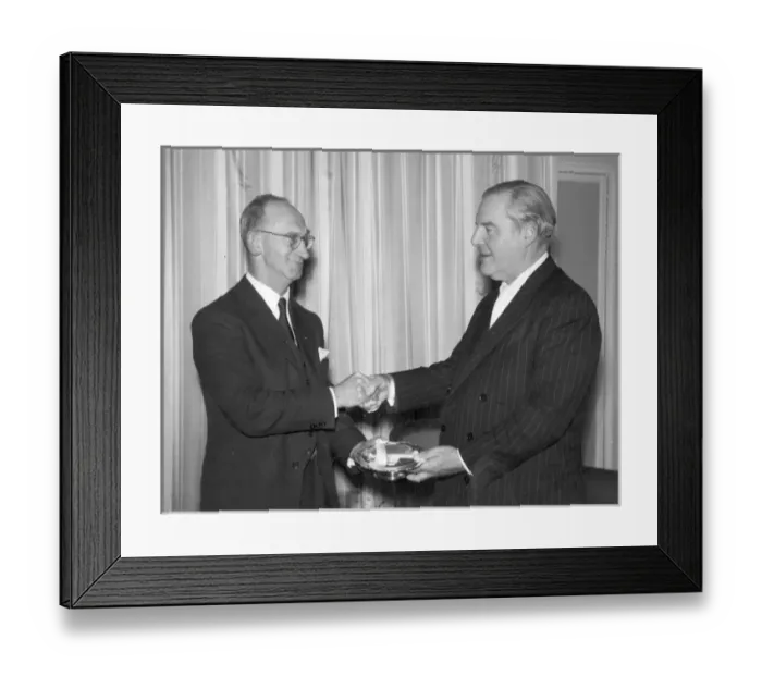 Framed Print : N E Rowe CBE - RAeS President (1955-1956) Framed Print : N E Rowe CBE - RAeS President (1955-1956)
