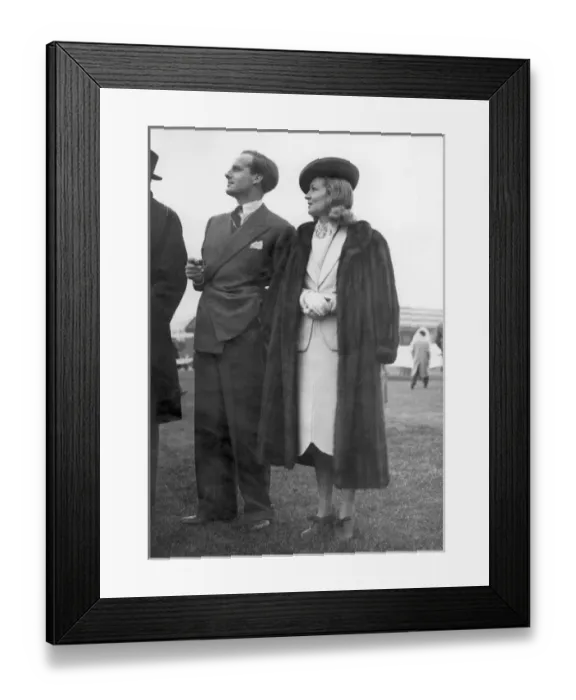 Framed Print : Charles Hughesdon and his wife the actress Florence Desmond Framed Print : Charles Hughesdon and his wife the actress Florence Desmond