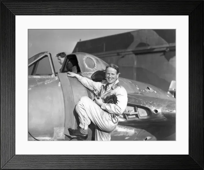 Framed Print : Gp Capt John Cunningham CBE Framed Print : Gp Capt John Cunningham CBE