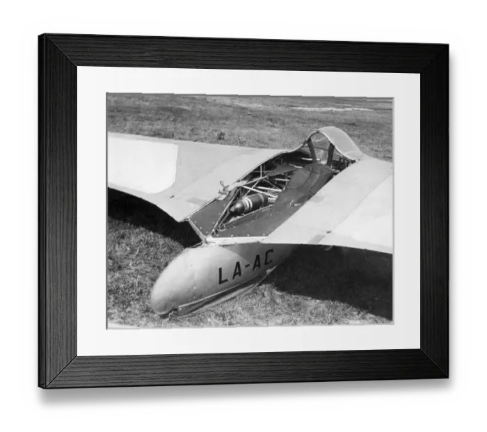 Framed Print : Horten HIV glider LA-AC Framed Print : Horten HIV glider LA-AC
