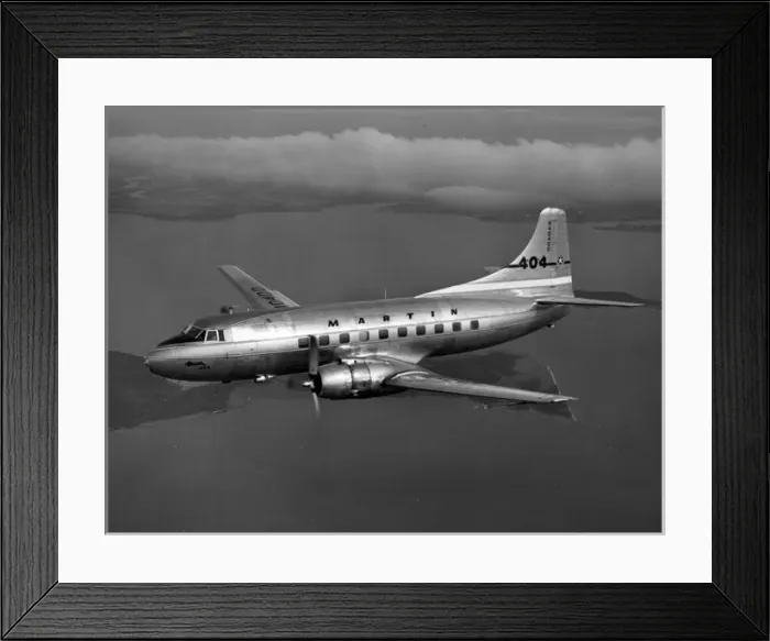 Framed Print : The first Martin 4-0-4 N 40400 Framed Print : The first Martin 4-0-4 N 40400