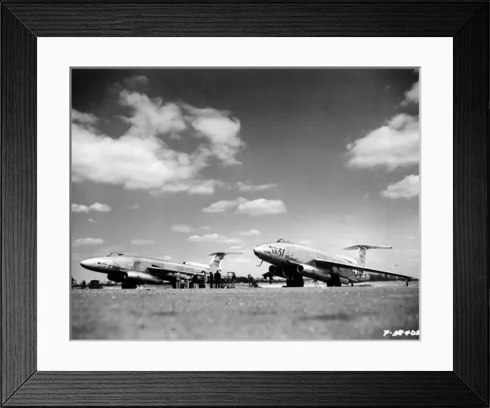 Framed Print : 1st two prototypes of the Martin XB-51 46-685 and 46-686 Framed Print : 1st two prototypes of the Martin XB-51 46-685 and 46-686