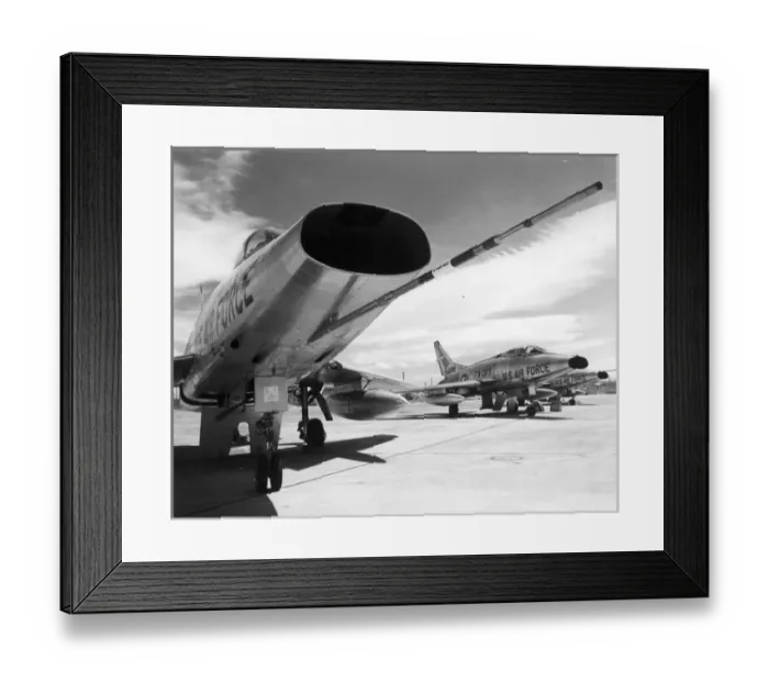 Framed Print : North American F-100C Super Sabres including 54-2089 Framed Print : North American F-100C Super Sabres including 54-2089