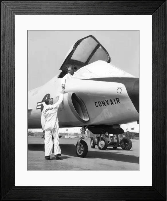 Framed Print : The first Convair TF-102A Delta Dagger 54-1351 Framed Print : The first Convair TF-102A Delta Dagger 54-1351