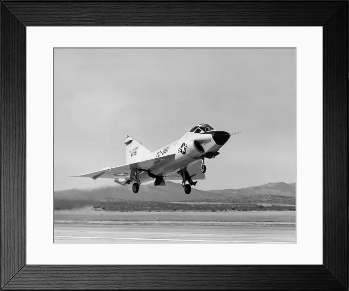 Framed Print : The first flight of the Convair TF-102A Delta Dagger 54-1351 Framed Print : The first flight of the Convair TF-102A Delta Dagger 54-1351