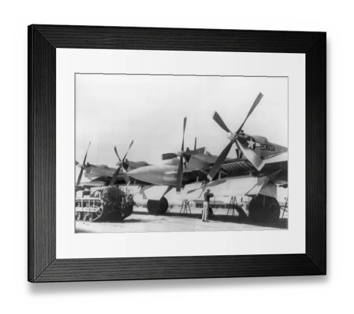 Framed Print : The first Northrop XB-35 42-13603 after modification Framed Print : The first Northrop XB-35 42-13603 after modification
