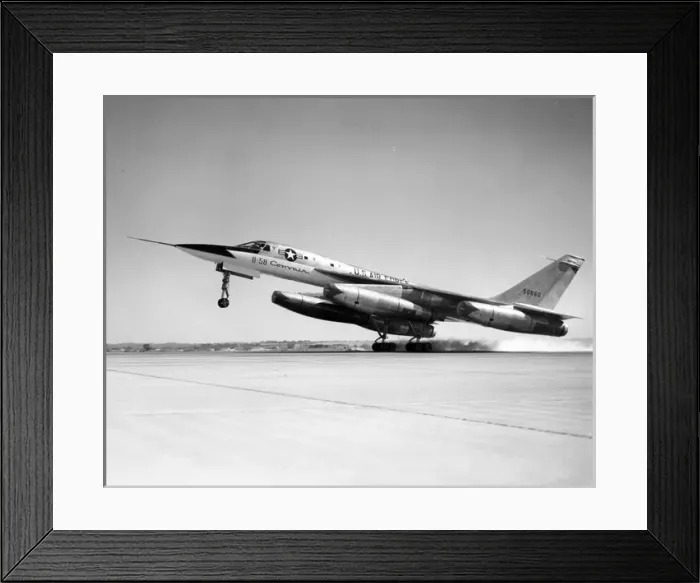 Framed Print : The first Convair XB-58A Hustler 55-660 Framed Print : The first Convair XB-58A Hustler 55-660