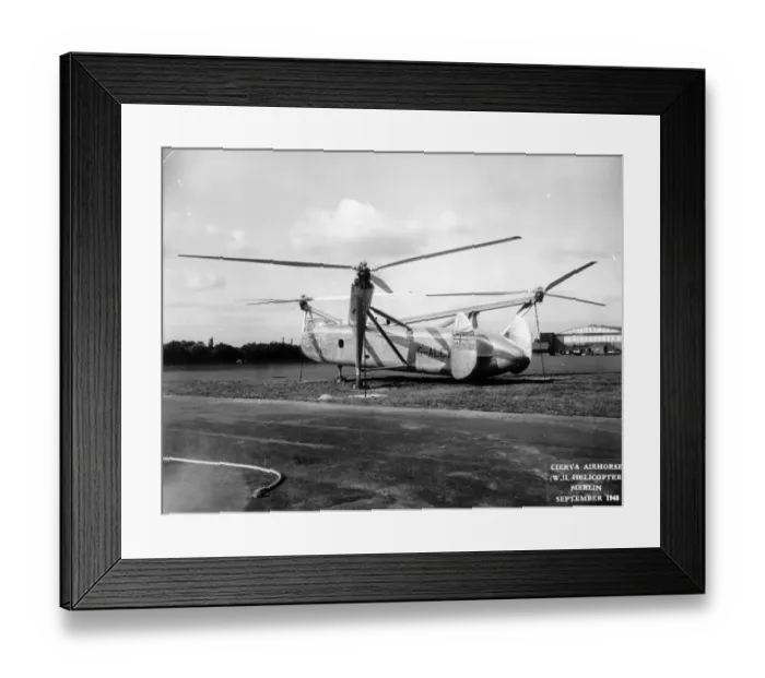 Framed Print : Cierva W11 Air Horse G-ALCV Southampton Airport