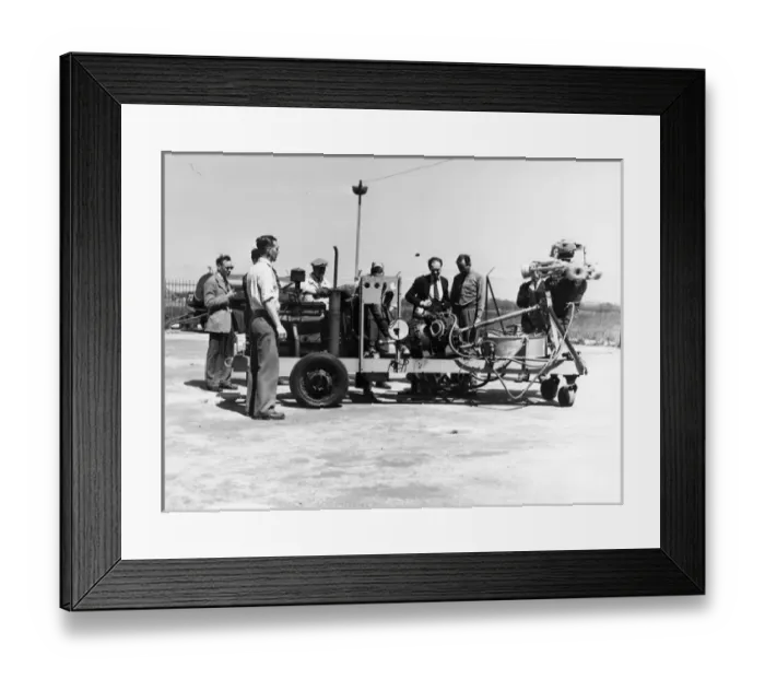 Framed Print : Cierva W11 Air Horse testing gearbox and transmission Framed Print : Cierva W11 Air Horse testing gearbox and transmission