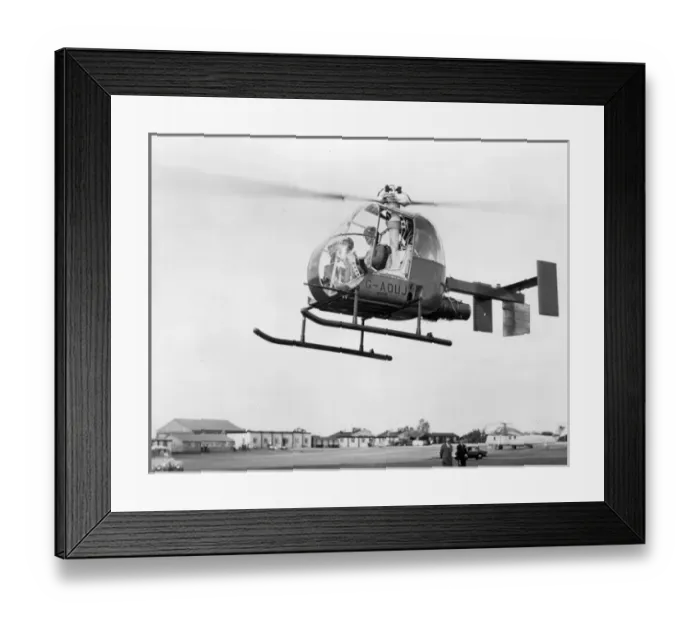 Framed Print : The second prototype Fairey Ultra Light G-AOUJ Framed Print : The second prototype Fairey Ultra Light G-AOUJ