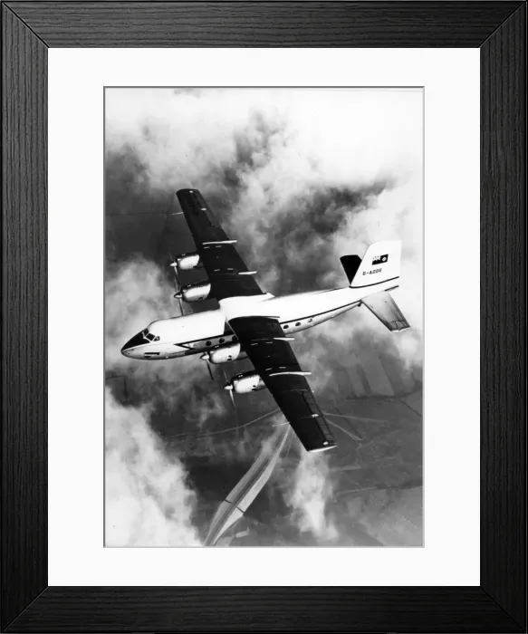 Framed Print : The first Handley Page HPR3 Herald G-AODE Framed Print : The first Handley Page HPR3 Herald G-AODE