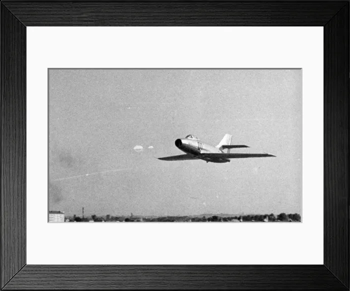 Framed Print : Dassault MD454 Mystere IV Framed Print : Dassault MD454 Mystere IV