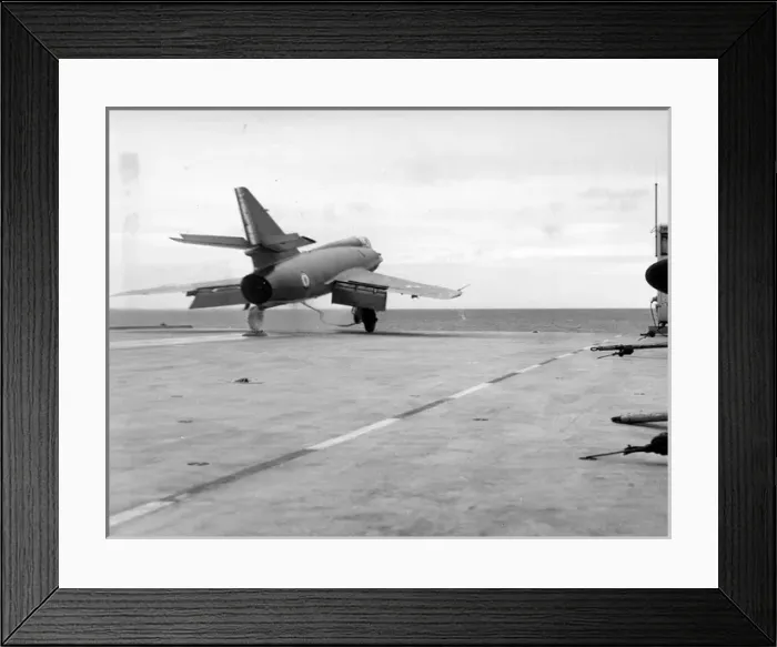 Framed Print : Dassault Etendard IVM during tests aboard Clemenceau 1960 Framed Print : Dassault Etendard IVM during tests aboard Clemenceau 1960