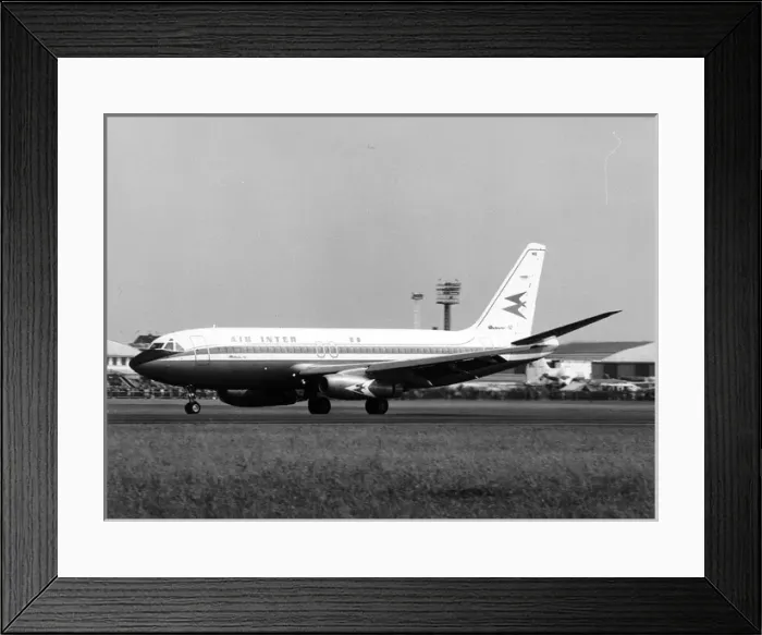 Framed Print : Dassault Mercure of Air Inter Framed Print : Dassault Mercure of Air Inter
