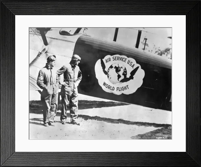 Framed Print : Douglas World Cruiser Major Martin and Lt Wade