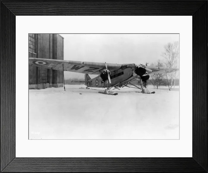 Framed Print : Ski-equipped Ford Tri-Motor Framed Print : Ski-equipped Ford Tri-Motor