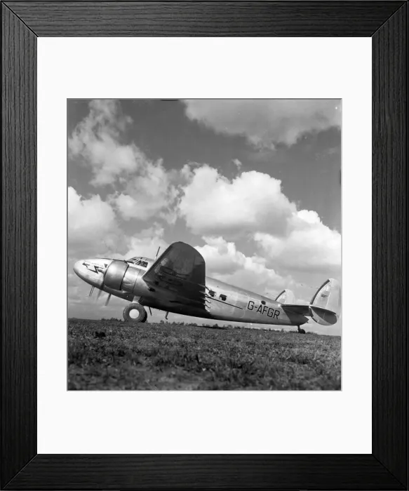 Framed Print : Lockheed Model 14F62 Super Electra G-AFGR British Airways Framed Print : Lockheed Model 14F62 Super Electra G-AFGR British Airways