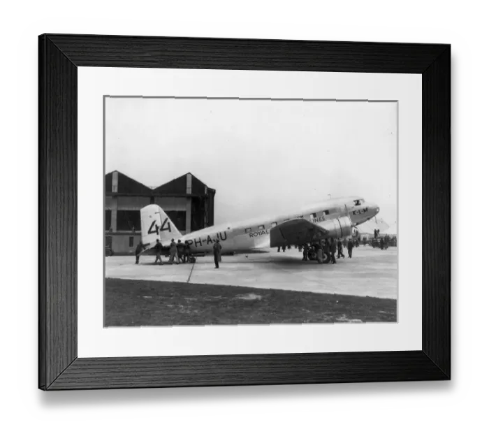 Framed Print : Douglas DC-2 PH-AJU of Royal Dutch Air Lines at Mildenhall Framed Print : Douglas DC-2 PH-AJU of Royal Dutch Air Lines at Mildenhall