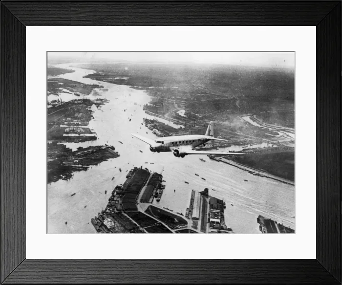 Framed Print : Douglas DC-2 PH-AJU of Royal Dutch Air Lines