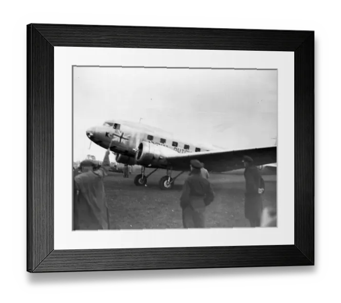 Framed Print : Douglas DC-2 PH-AJU of Royal Dutch Air Lines at Mildenhall Framed Print : Douglas DC-2 PH-AJU of Royal Dutch Air Lines at Mildenhall