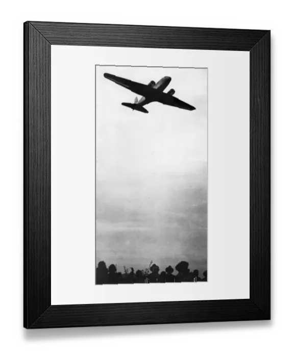 Framed Print : Douglas DC-2 PH-AJU of Royal Dutch Air Lines at Mildenhall