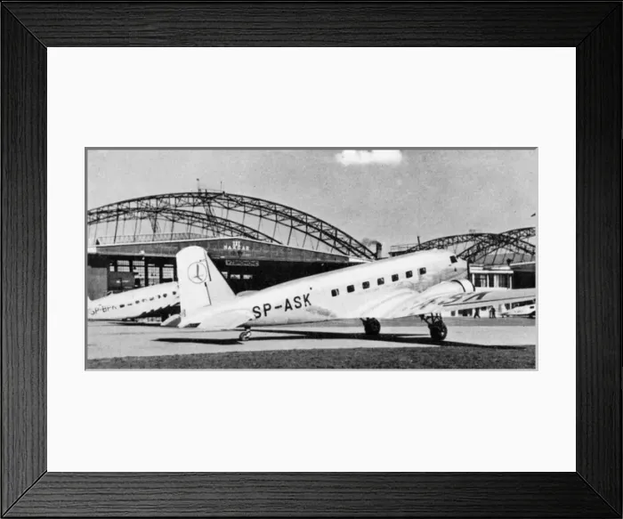 Framed Print : Douglas DC-2 SP-ASK of LOT at Warsaw Framed Print : Douglas DC-2 SP-ASK of LOT at Warsaw
