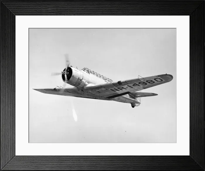 Framed Print : Vultee V-11G NR14980 Framed Print : Vultee V-11G NR14980