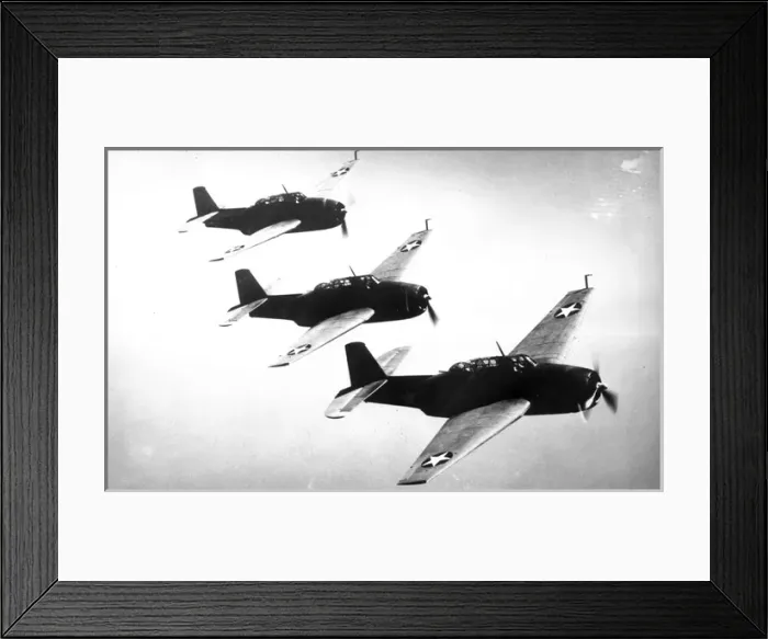 Framed Print : Three Grumman TBF Avengers Framed Print : Three Grumman TBF Avengers