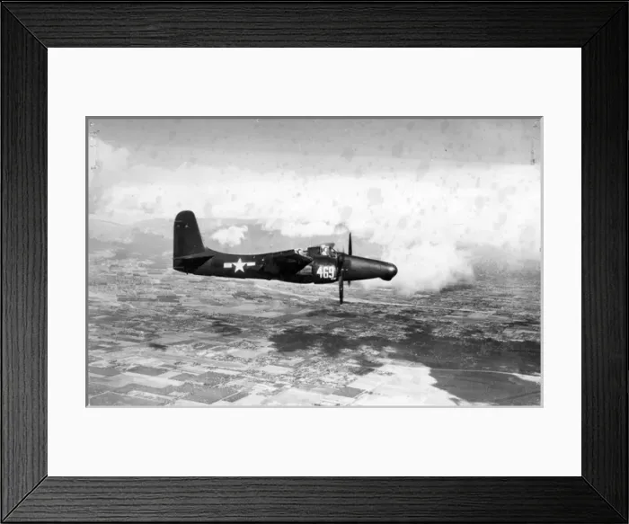 Framed Print : Grumman F7F-3N Tigercat Framed Print : Grumman F7F-3N Tigercat
