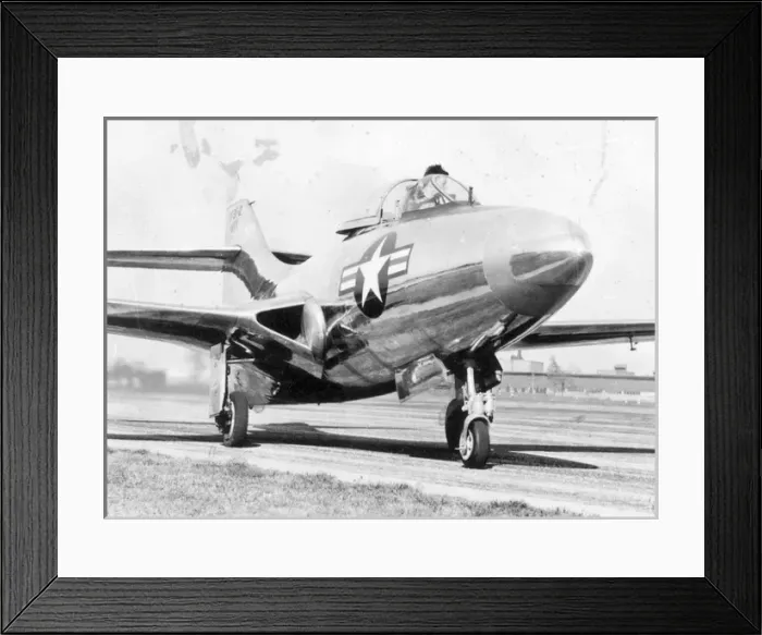 Framed Print : Grumman F9F-2 Panther Framed Print : Grumman F9F-2 Panther