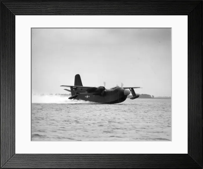 Framed Print : Martin P5M-1 Marlin takes off from Chesapeake Bay Framed Print : Martin P5M-1 Marlin takes off from Chesapeake Bay