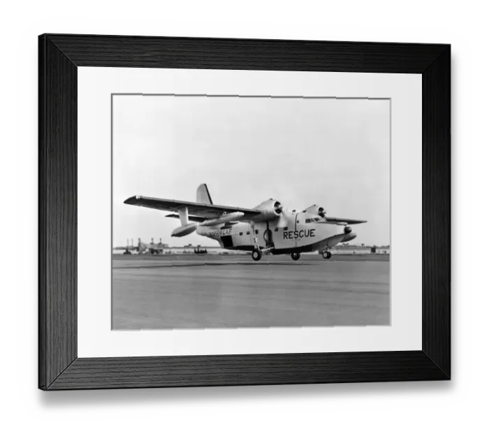 Framed Print : Grumman CSR110 Albatross takes off Framed Print : Grumman CSR110 Albatross takes off