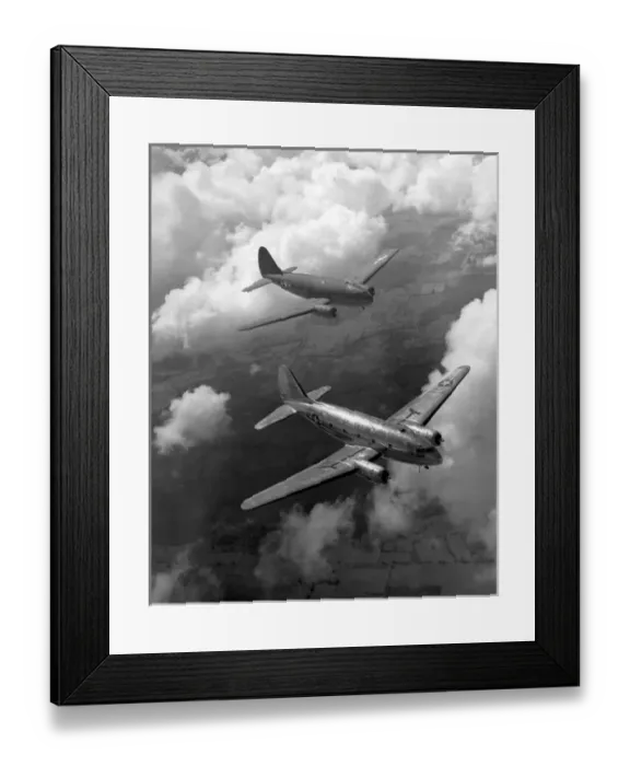 Framed Print : Two Curtiss C-46A-CU Commandos 42-96803 and 42-96784 Framed Print : Two Curtiss C-46A-CU Commandos 42-96803 and 42-96784