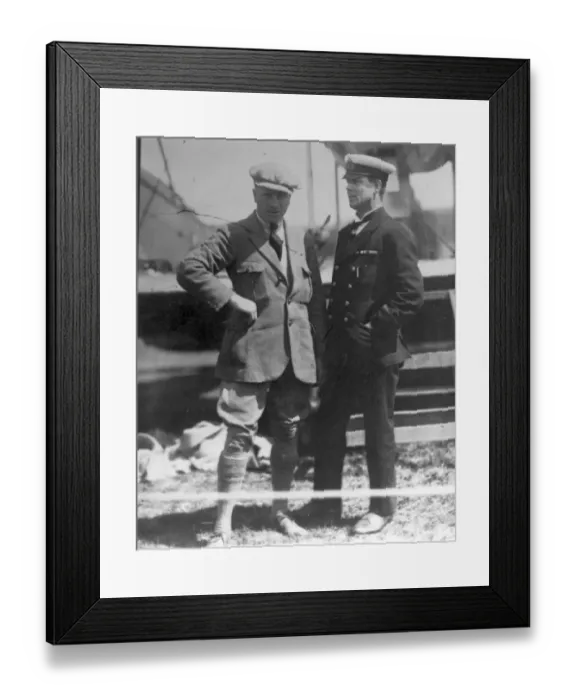 Framed Print : John William Alcock 1892-1919 (left) Framed Print : John William Alcock 1892-1919 (left)