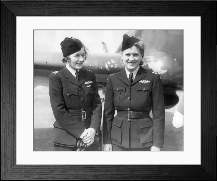 Framed Print : American and British members of the Air Transport Auxiliary Framed Print : American and British members of the Air Transport Auxiliary