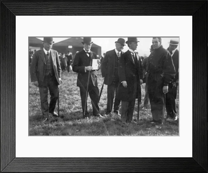 Framed Print : Churchill, Mr McKenna, Lord Montagu, Claude Grahame-White Framed Print : Churchill, Mr McKenna, Lord Montagu, Claude Grahame-White