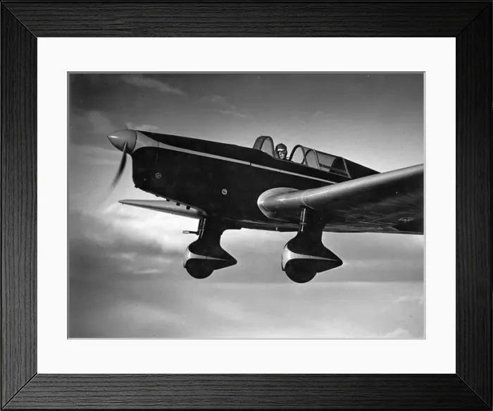 Framed Print : Charles A Lindbergh in his Miles M12 Mohawk G-AEKW