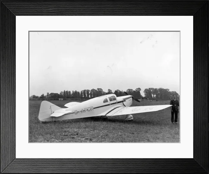 Framed Print : The prototype Miles M17 Monarch G-AFCR Framed Print : The prototype Miles M17 Monarch G-AFCR