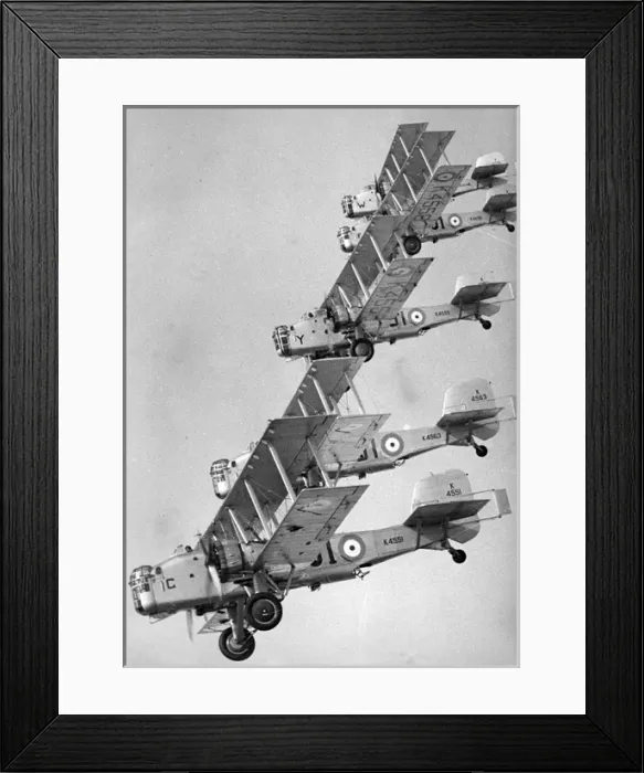 Framed Print : Five Boulton Paul P75 Overstrands Framed Print : Five Boulton Paul P75 Overstrands