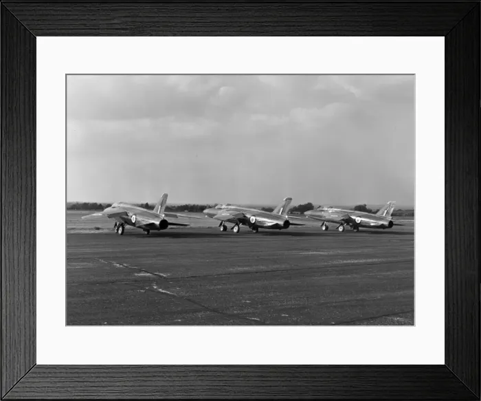 Framed Print : Three development batch Folland Fo141 Gnat F1s Framed Print : Three development batch Folland Fo141 Gnat F1s