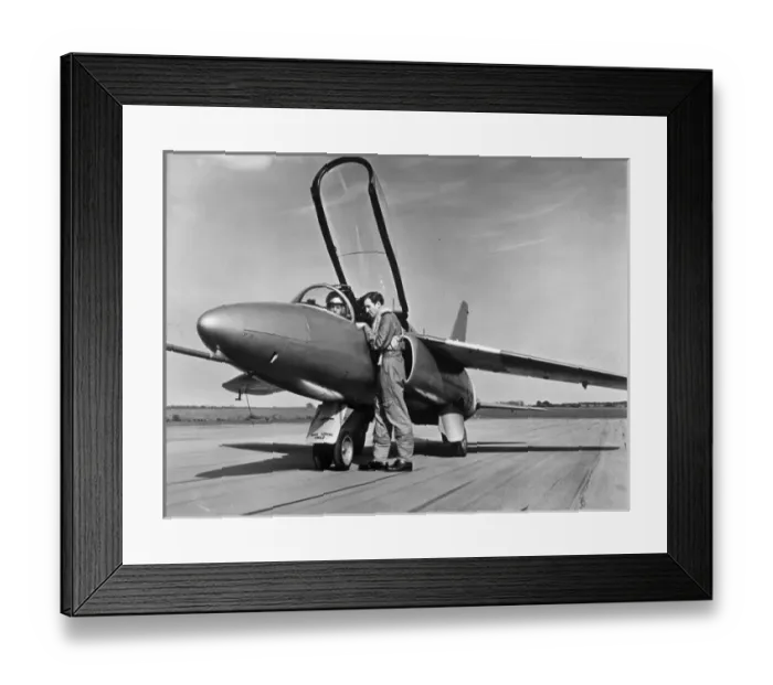 Framed Print : The first Folland Fo144 Gnat T1 XM691 Framed Print : The first Folland Fo144 Gnat T1 XM691