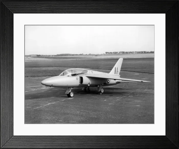 Framed Print : Folland Fo144 Gnat T1 before its maiden flight at Chilbolton Framed Print : Folland Fo144 Gnat T1 before its maiden flight at Chilbolton