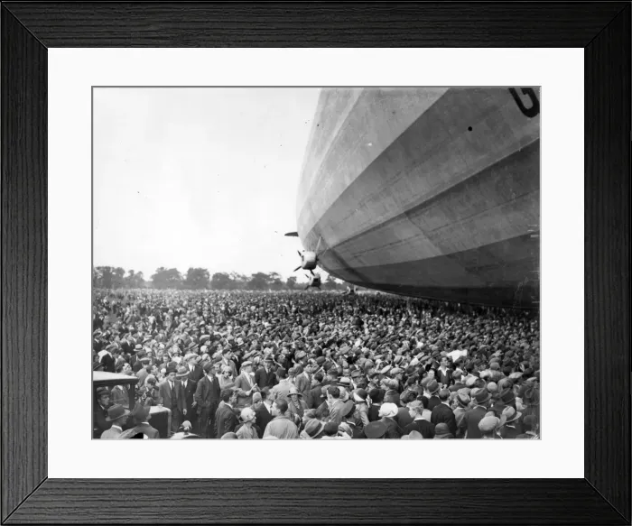 Framed Print : Crowds broke bounds at Hanworth Aero Park Framed Print : Crowds broke bounds at Hanworth Aero Park