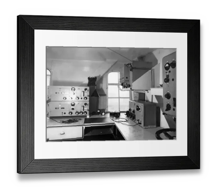 Framed Print : Radio room aboard the Graf Zeppelin LZ 127 Framed Print : Radio room aboard the Graf Zeppelin LZ 127